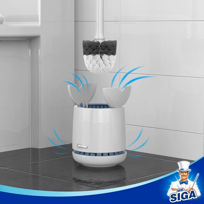 MR.SIGA Premium Toilet Bowl Brush Replacement Head, 2 Pack - Image 5