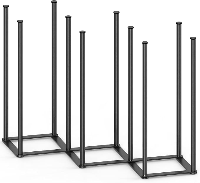 Foldable Baby Bottle Drying Rack-10 Poles Water Bottle Organizer by PLUVON