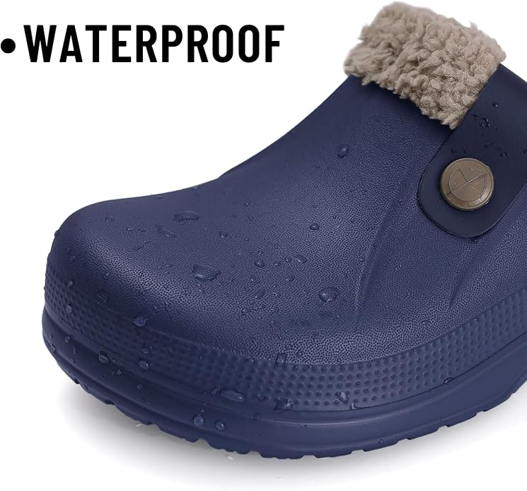 Beslip Classic Fur Lined Clogs Waterproof Winter Fuzzy Slippers - Image 4