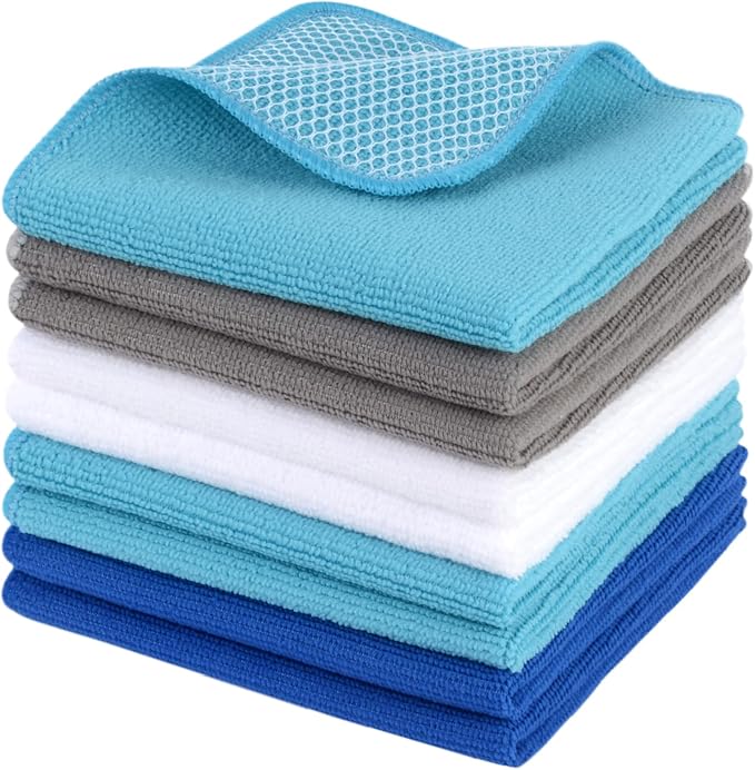 KinHwa Kitchen Washcloths for Dishes Absorbent Microfiber Dish Cloths Quick Dry - Image 9