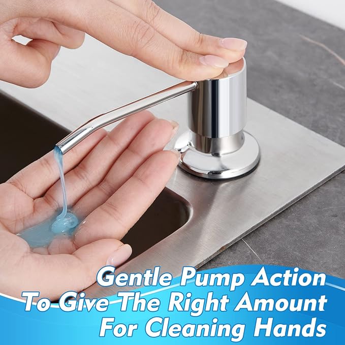 CREA Chrome Built-in Soap Dispenser - Image 3