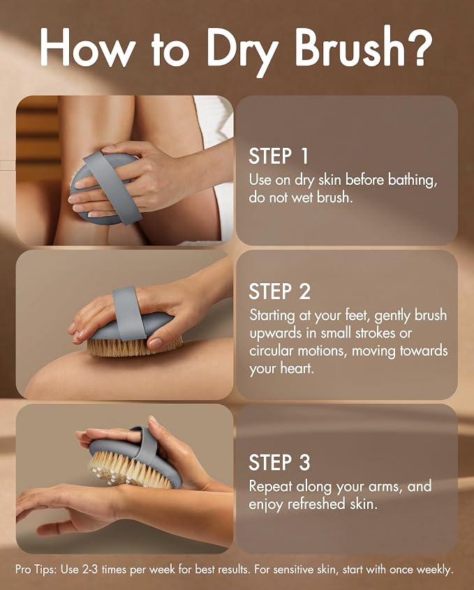 Dry Brushing Body Brush for Massage - Image 5