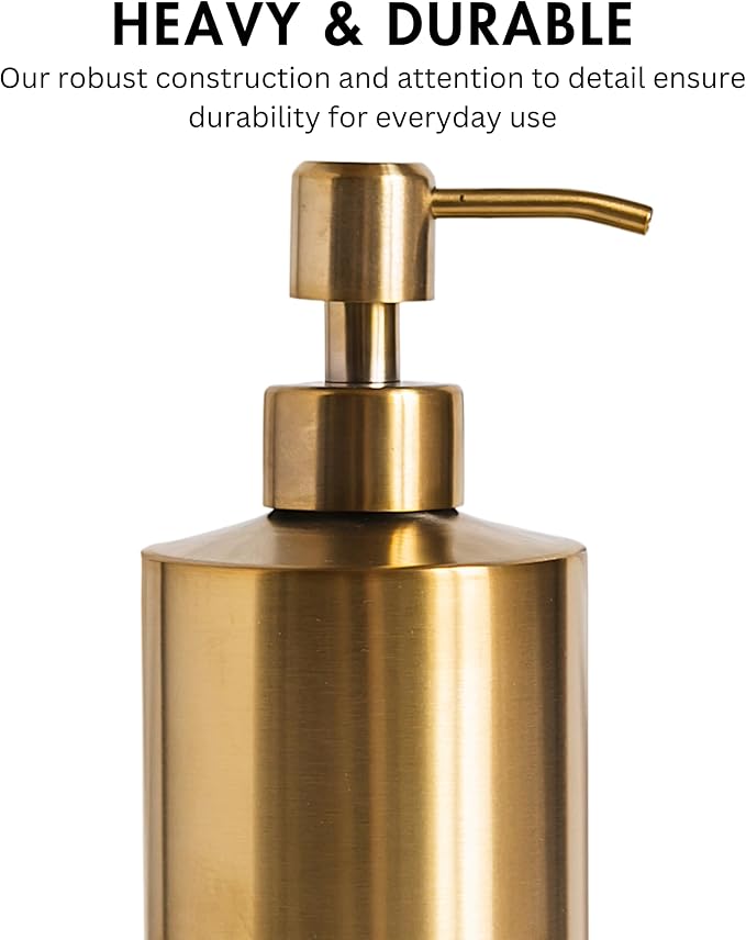 Brass Soap Dispenser for Bathroom and Kitchen - Image 3