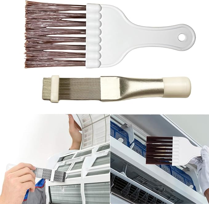 6-Piece Air Conditioner Fin Cleaning Kit HVAC Coil Cleaning Tool Set - Image 5