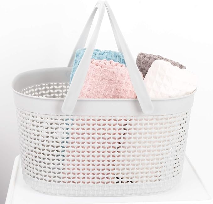 rejomiik Portable Shower Caddy Basket, Plastic Organizer Storage Tote - Image 2