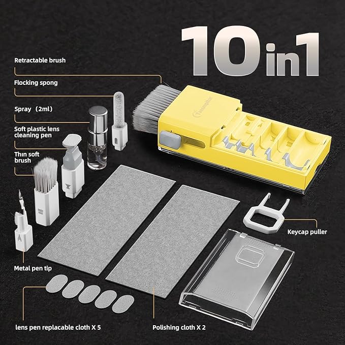 Laptop Screen Keyboard Cleaner Kit, All in 1 Electronics Cleaning Tool - Image 7