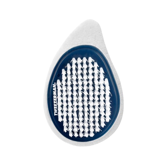 Tweezerman Exclusive Dual Surface Nail Brush & Callus Combo, Evening Blue - Image 2