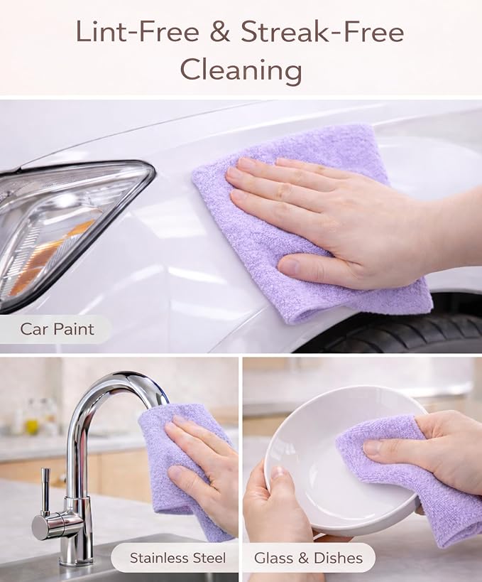 Microfiber Cleaning Cloth Roll - Image 3