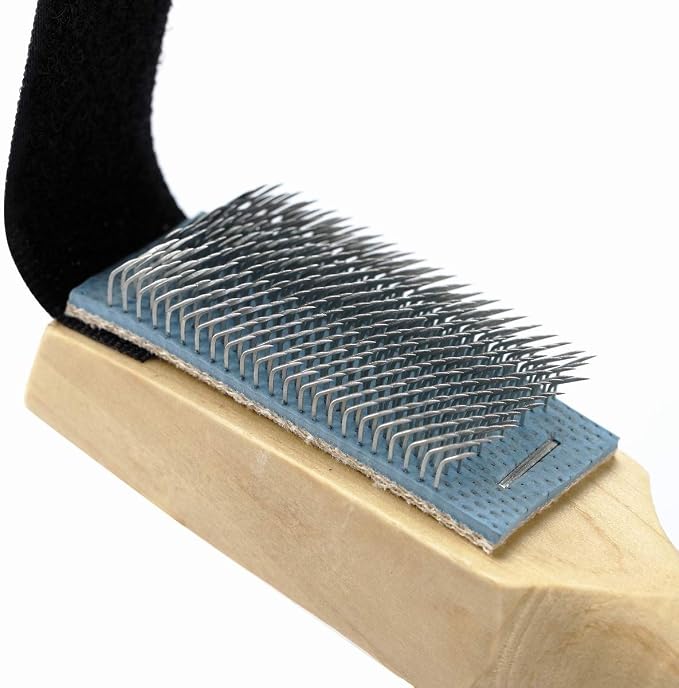 BinaryABC Dance Shoes Brush, Shoes Cleaner Brush, Suede Sole Wire Shoes Wood - Image 5