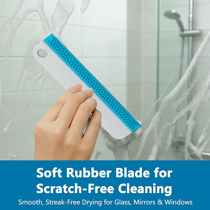 2Pcs Mini Window Squeegee Small Soft Rubber Tool - Image 4