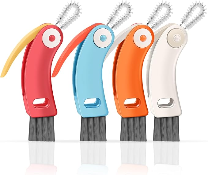 3 in 1 Cup Lid Cleaning Brush 4 Pack by Unknown