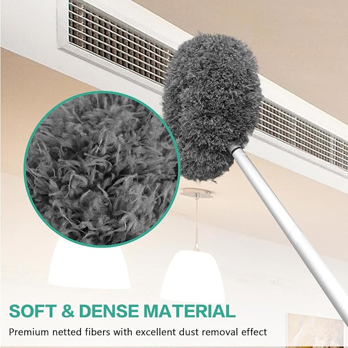 Washable Ceiling Fan Cleaner from 13 to 50 Inch Microfiber Duster - Image 4