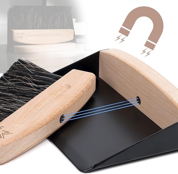 Coffee Dust Pan and Brush Set - Image 3
