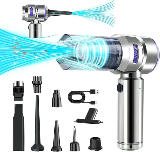 Car Vacuum Portable Cordless, 21000Pa Strong Suction Handheld Vacuum, 100W Auto by Focusonhomelifeandhealth