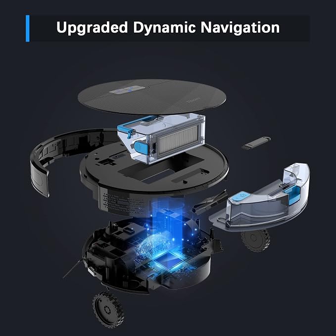 Tikom G8000 Pro Robot Vacuum and Mop Combo, 4500Pa Suction, 150Mins Max - Image 2