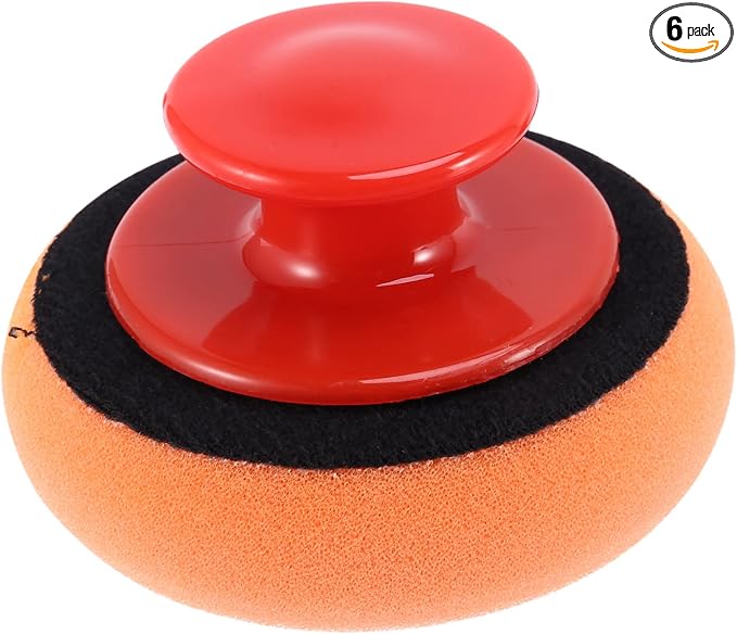 6Pcs/Set Car Wax Wash Polish Pad Sponge Cleaning Foam Kit Microfiber Applicator by Unknown