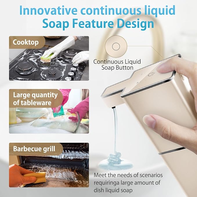 Automatic Liquid Soap Dispenser Touchless Soap Dispenser 380ml/12.8oz - Image 3