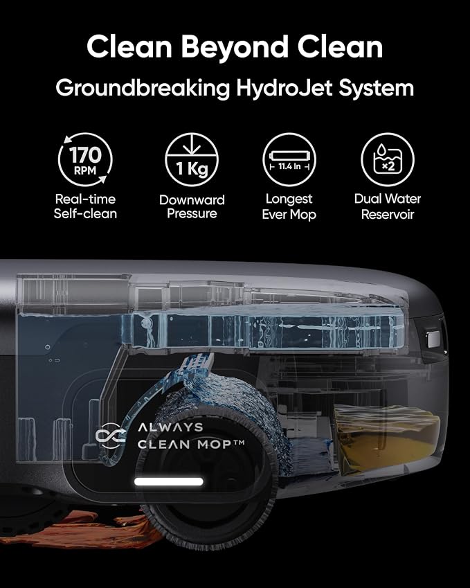 eufy Robot Vacuum Omni S1 Pro, HydroJet System - Image 2