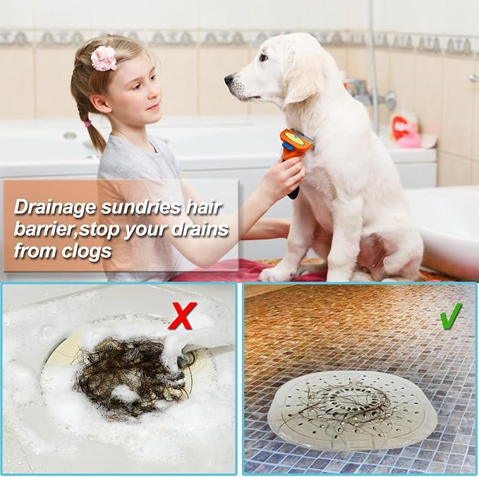 Hair Drain Catcher, Square Drain Cover - Image 3