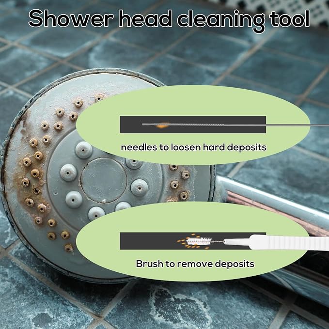 40pcs Shower Head Cleaner Tools, 2 Designs Shower Head Cleaning Brushes - Image 5