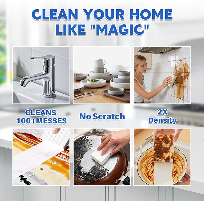 Glass Cooktop Cleaner Sponge, 10 Pack GRS Certified Stove Top Cleaner 2X - Image 3