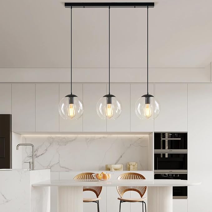 Globe Pendant Light, Modern Hanging Lighting Fixture, Classic Cluster Chandelier - Image 8