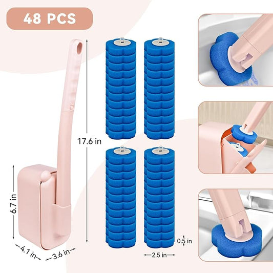 Disposable Toilet Brush Toilet Bowl Cleaner, Toilet Cleaning Supplies, Toilet - Image 2