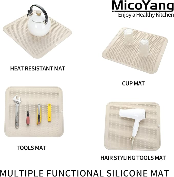 Silicone Dish Drying Mat for Multiple Usage, Easy clean, Eco-friendly, - Image 3