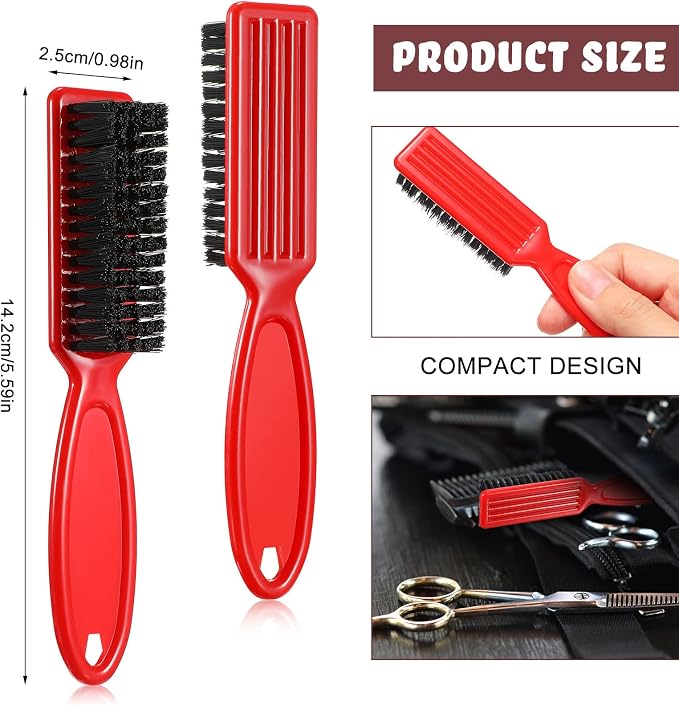 Patelai 12 Pcs Barber Clipper Brush Blade Trimmer Cleaning Brush - Image 2