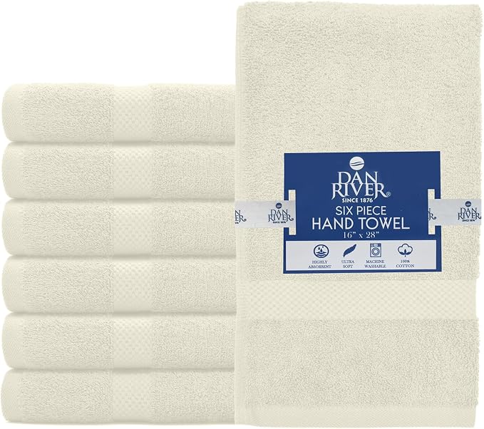 DAN RIVER 6-Pack Premium Hand Towels - Image 6