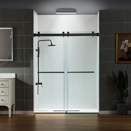 WOODBRIDGE Frameless Shower Doors 56-60" Width x 76" Height by WOODBRIDGE