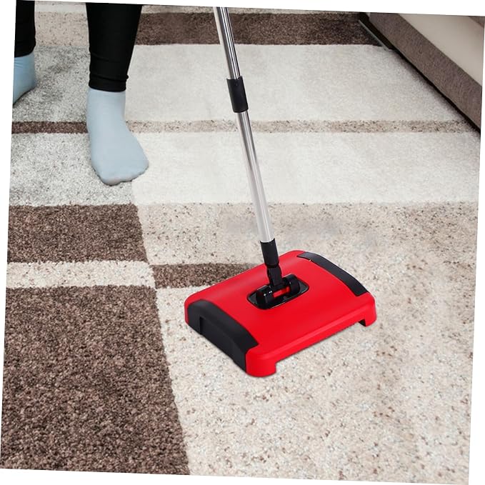 1Set Adjustable Height Manual Carpet Sweeper - Image 4