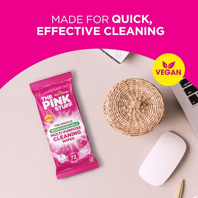 Stardrops The Pink Stuff Miracle Multi-Purpose Cleaning Wipes – 216 Count – - Image 2