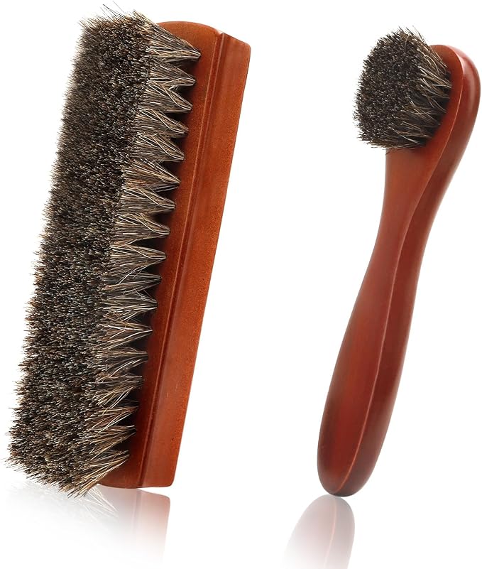 Shoe Brush, Horsehair Shoe Brush, Shoe Brushes by Liwidon