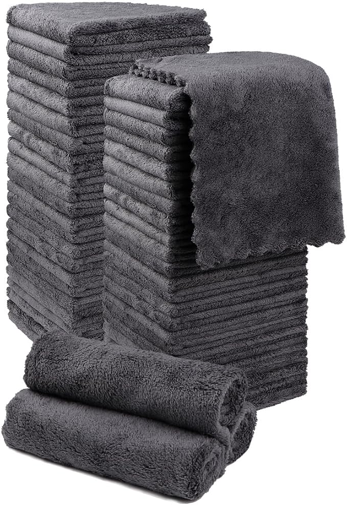 Orighty Washcloths 48 Pack, Ultra Soft Face Cloths 12 x 12 inch, Absorbent & by AllRightinOrighty
