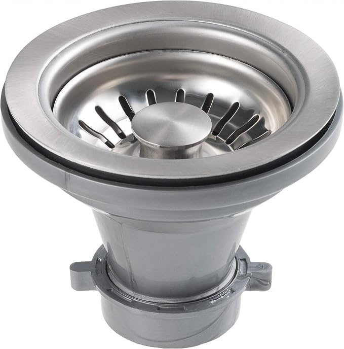 Kraus Kitchen Sink Stainless Steel Drain Assembly - Image 3