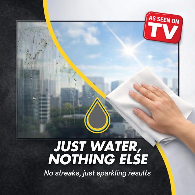 Microfiber Magic Streak Free Cleaning Cloth 3 Pack Clean Any Surface - Image 2