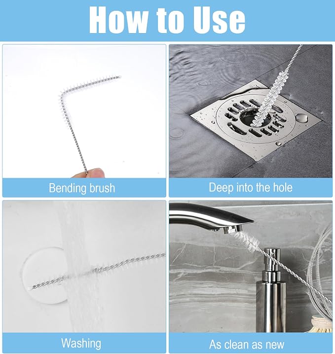 2PCS Long Pipe Cleaners, Straw Cleaner Brush Extra Long 15.7 Inch, Flexible - Image 5