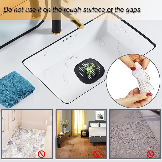 Hair Drain Catcher, Square Drain Cover - Image 3
