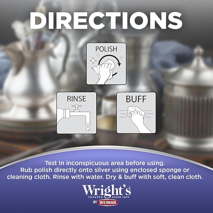 Wright's by Weiman Silver Cleaner and Polish Cream - Image 5