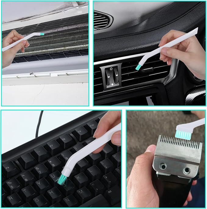 16 Pack Small Household Cleaning Brushes Crevice Cleaning Tool Deep Detail - Image 6