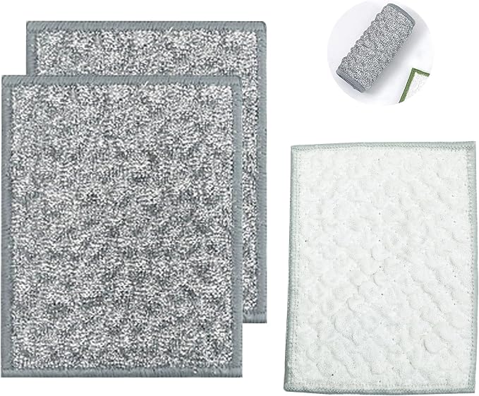 New thickened double-sided metal wire dishwashing cloth, suitable by Unknown