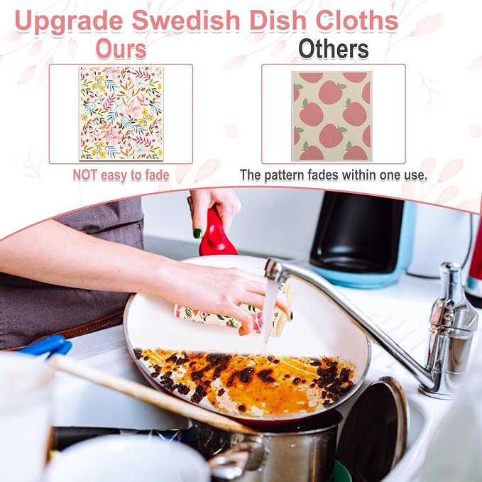 Lucomb 10 Pack Swedish Dishcloths - Image 5