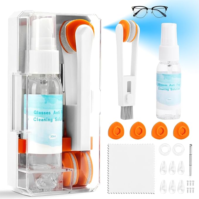 Ordilend Glasses Cleaner, Glasses Cleaning Kit by Ordilend