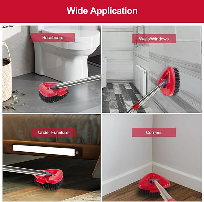 Spin Mop Scrub Brush Head Compatible - Image 5