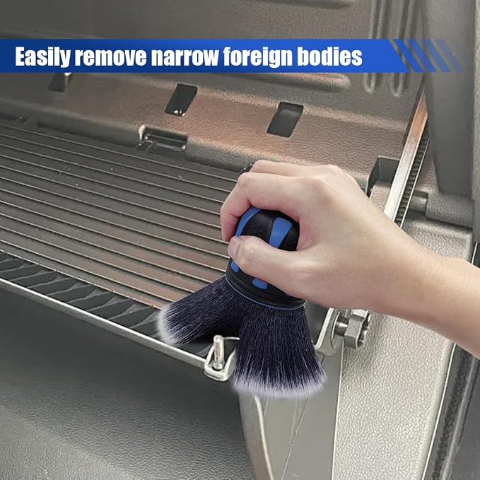 Car Detailing Brush, Ultra Soft Bristles XL Synthetic Brush Car Beauty Tools - Image 5