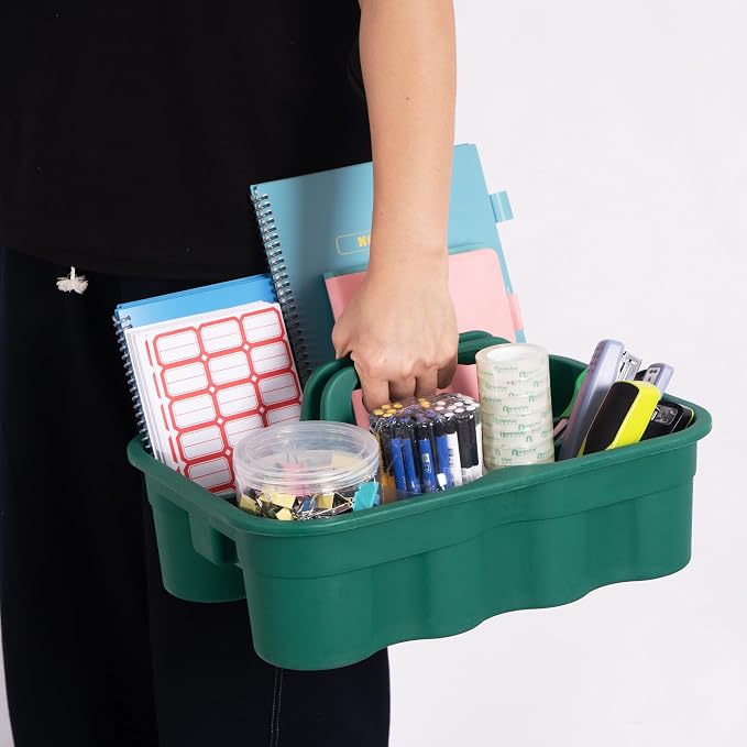 Matthew Large Plastic Tote Tool & Deluxe Supply Cleaning Caddy - Image 4