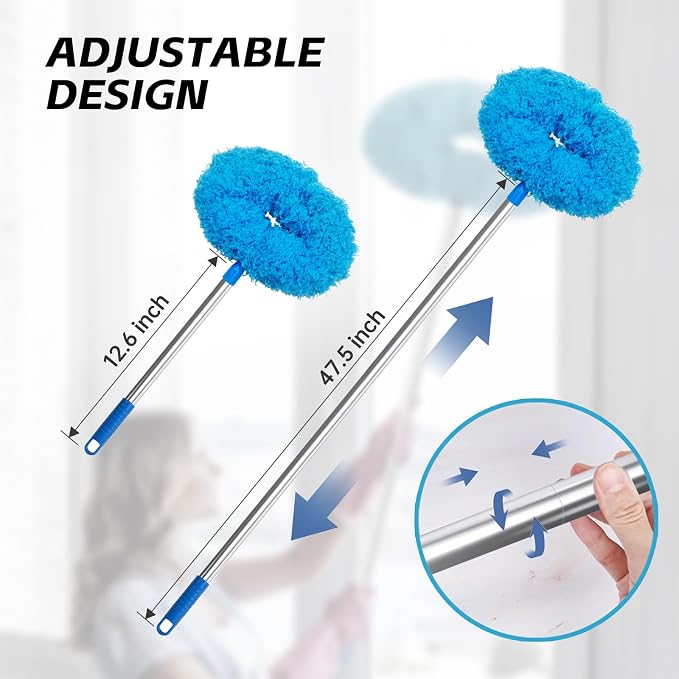 DRQ Ceiling Fan Cleaner Duster, Reusable Microfiber Duster - Image 4