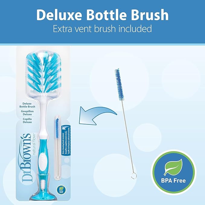 Dr. Brown's Reusable Sponge Baby Bottle Cleaning Brush - Image 3