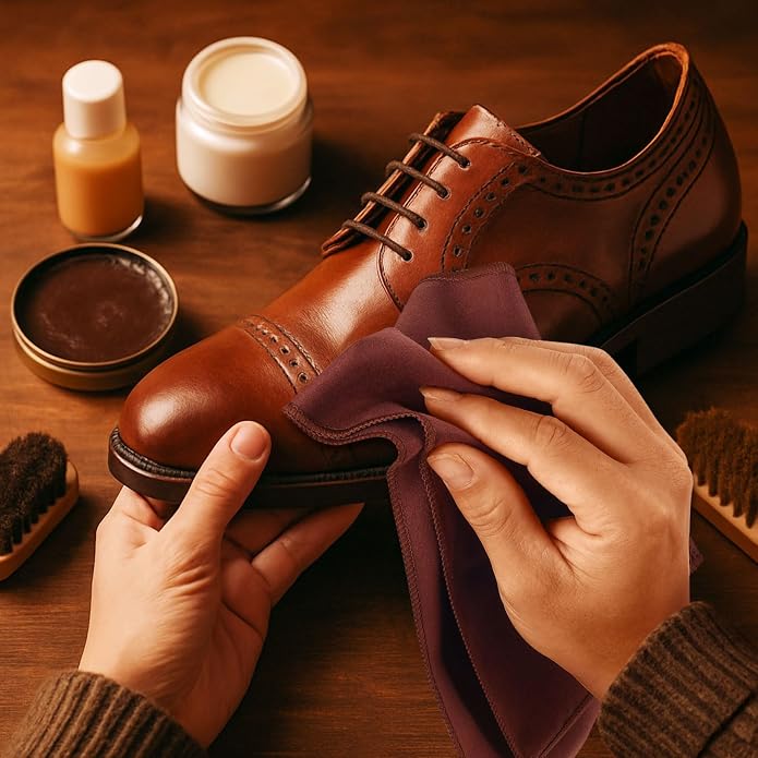 10 Pcs Shine Shoes Cloth Kit Polish Dauber Applicators Cleaning Leather Shoes - Image 3